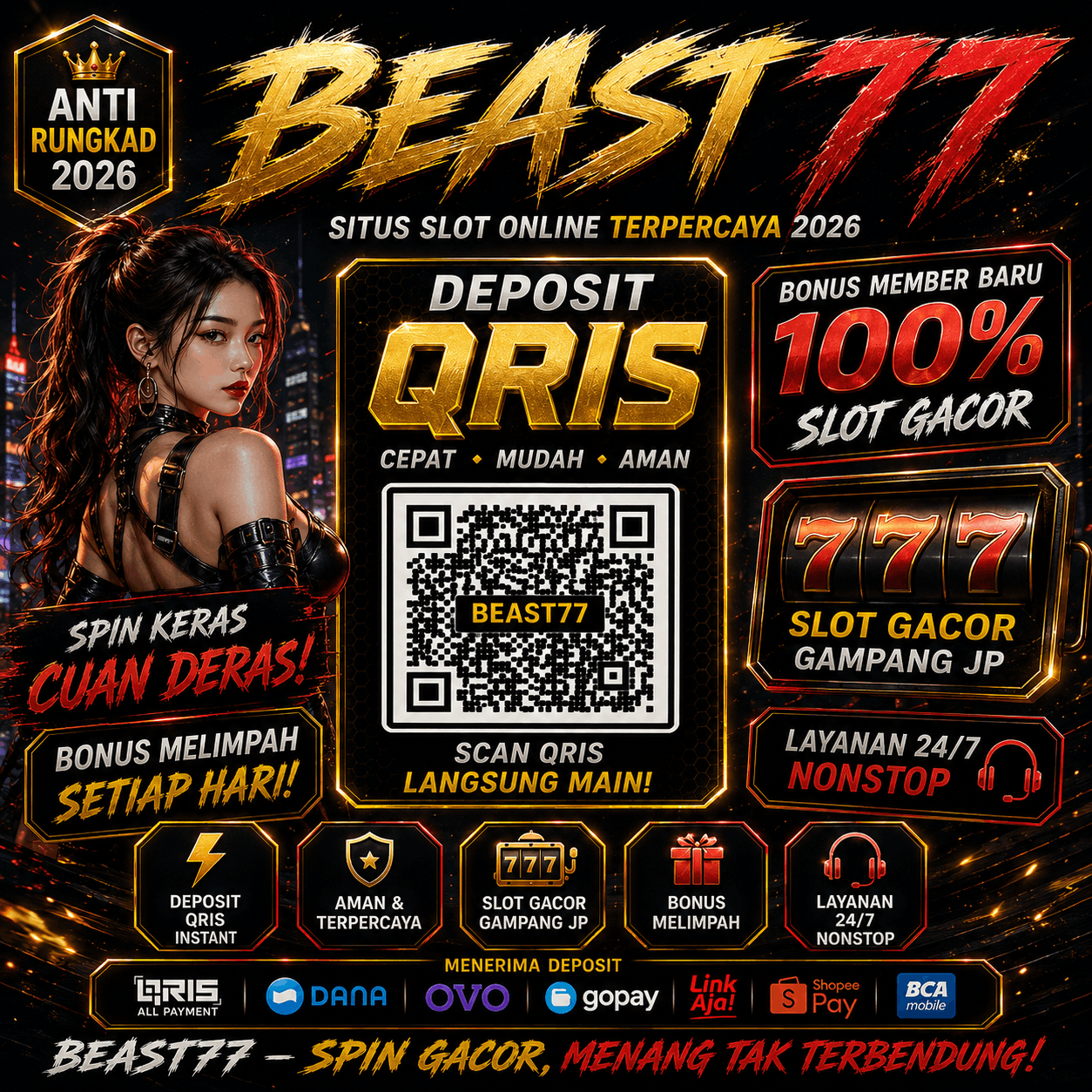 BEAST77Situs Online Favorit Dengan Tampilan Elegan Modern
